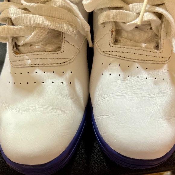 RARE Reebok Classic Ex-O-Fit High Yellow/Purple/White Mens Size 8 (unisex) - Picture 11 of 11